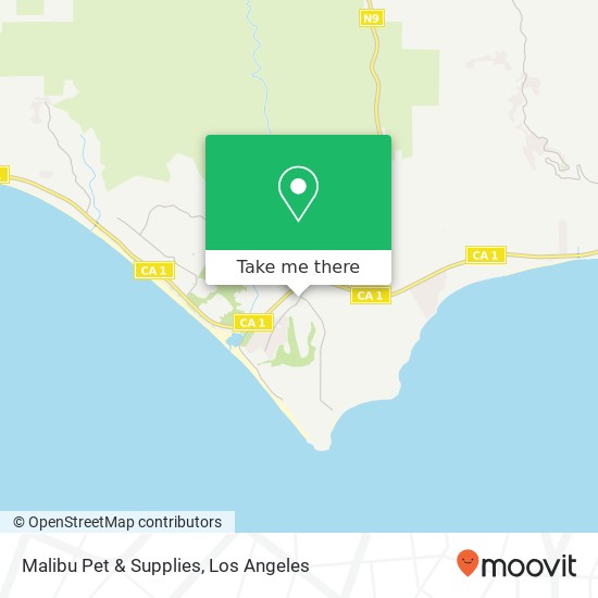 Malibu Pet & Supplies map