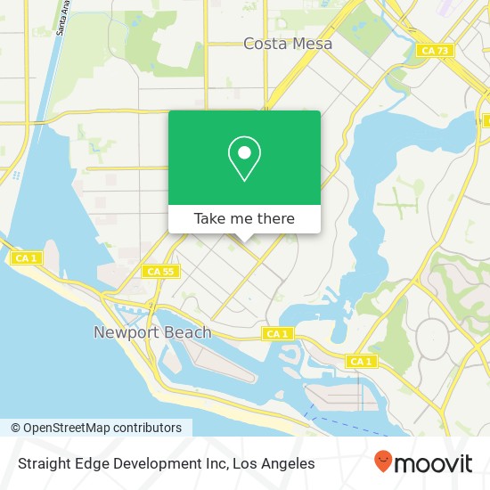Straight Edge Development Inc map