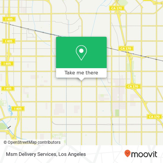 Msm Delivery Services map