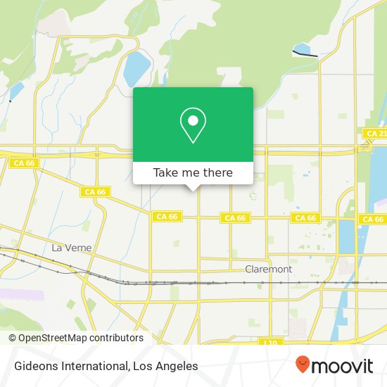 Gideons International map