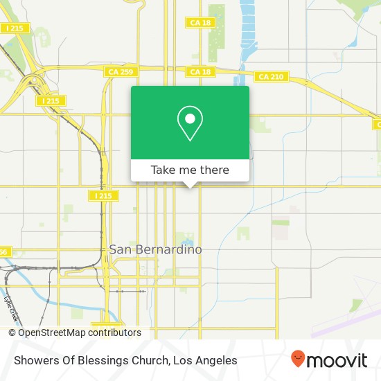 Showers Of Blessings Church map