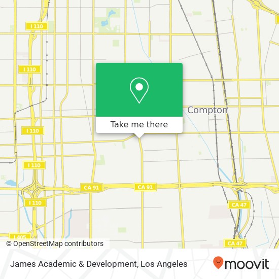 James Academic & Development map