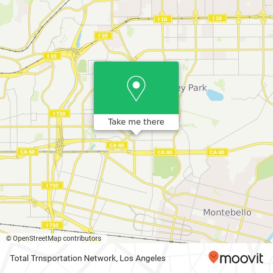Total Trnsportation Network map