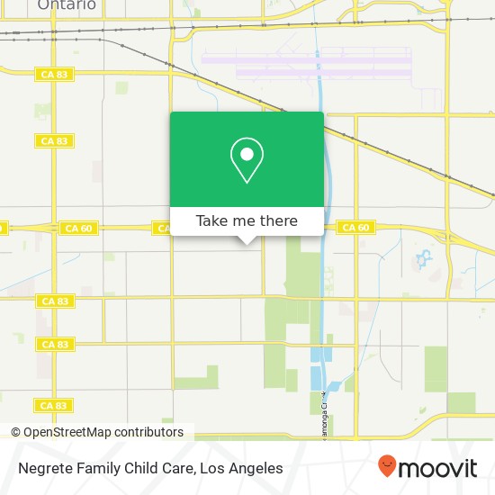 Negrete Family Child Care map