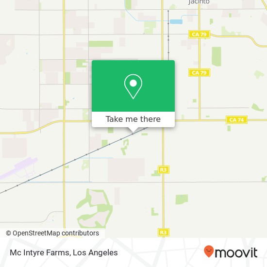 Mc Intyre Farms map