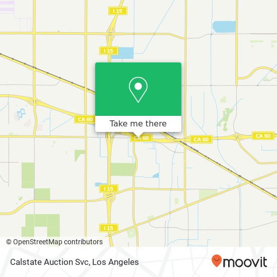 Mapa de Calstate Auction Svc