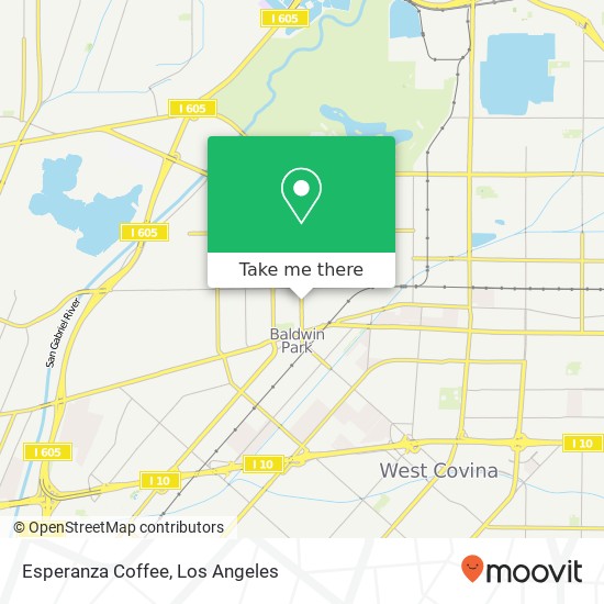 Esperanza Coffee map