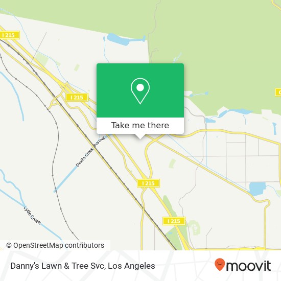 Danny's Lawn & Tree Svc map