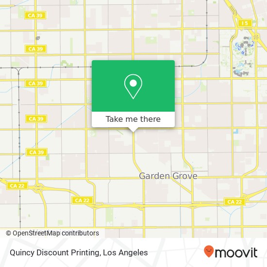 Quincy Discount Printing map