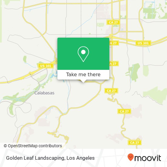 Golden Leaf Landscaping map