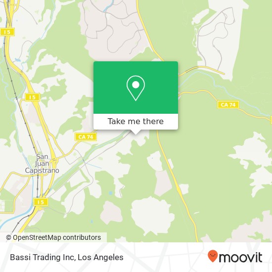 Bassi Trading Inc map