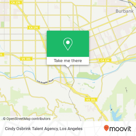 Cindy Osbrink Talent Agency map