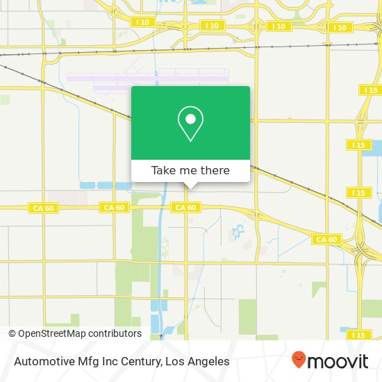 Automotive Mfg Inc Century map