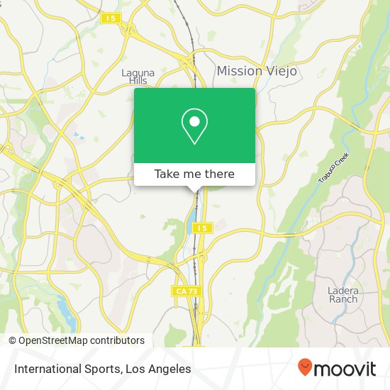 International Sports map