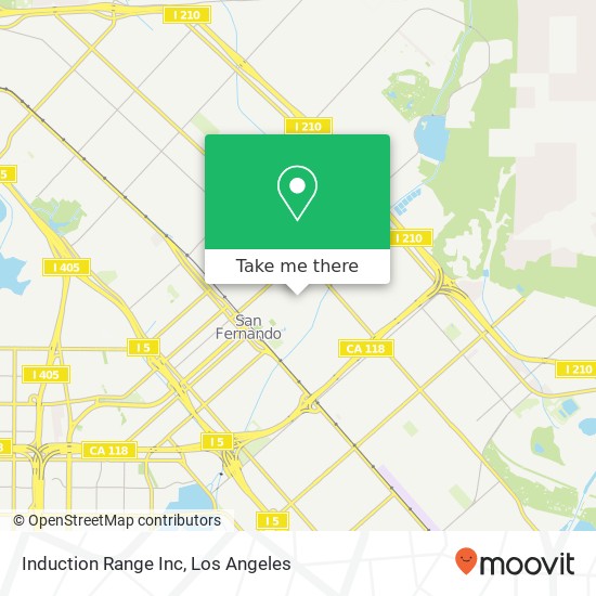 Induction Range Inc map