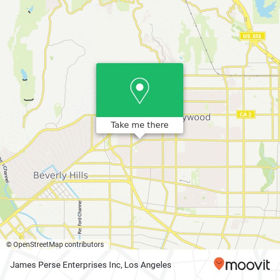 James Perse Enterprises Inc map