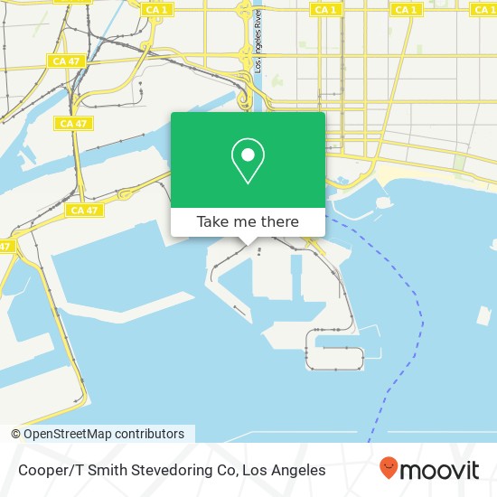 Mapa de Cooper/T Smith Stevedoring Co