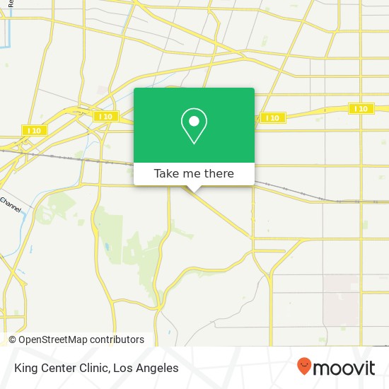 King Center Clinic map