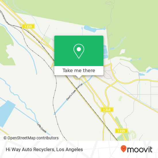 Mapa de Hi Way Auto Recyclers