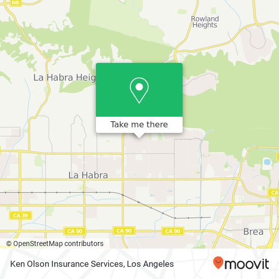 Mapa de Ken Olson Insurance Services