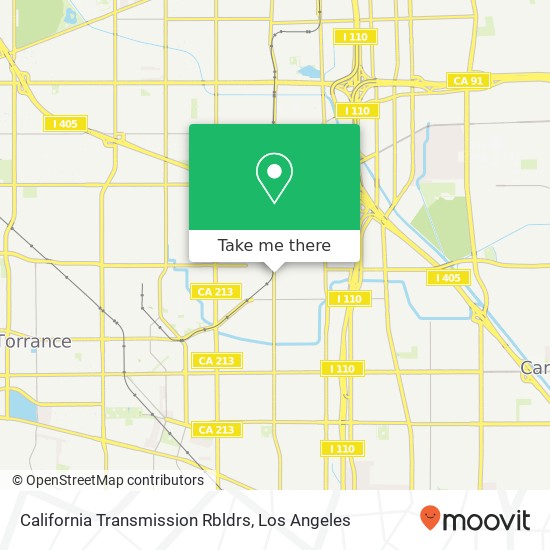 Mapa de California Transmission Rbldrs