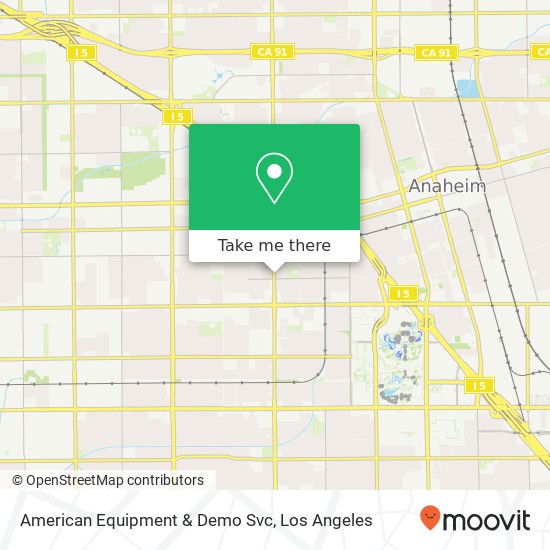 American Equipment & Demo Svc map