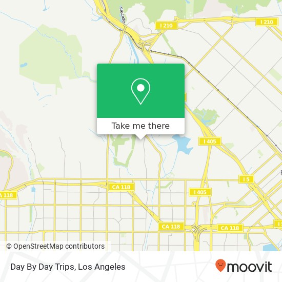 Day By Day Trips map