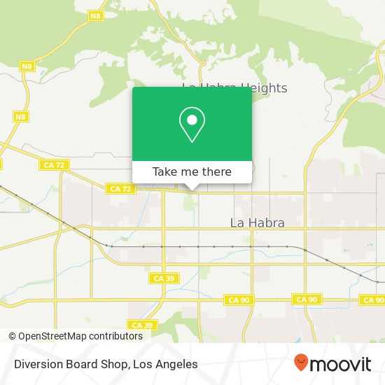 Mapa de Diversion Board Shop