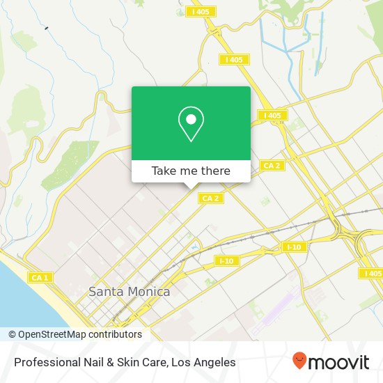 Professional Nail & Skin Care map