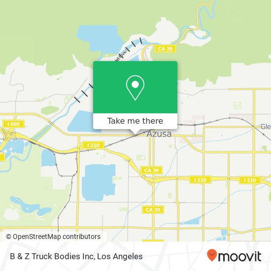 B & Z Truck Bodies Inc map