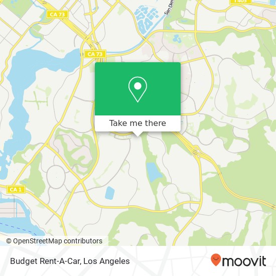 Budget Rent-A-Car map