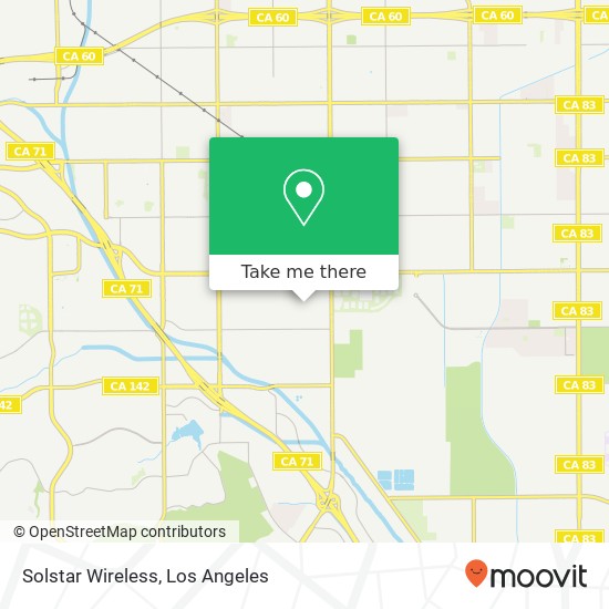 Solstar Wireless map