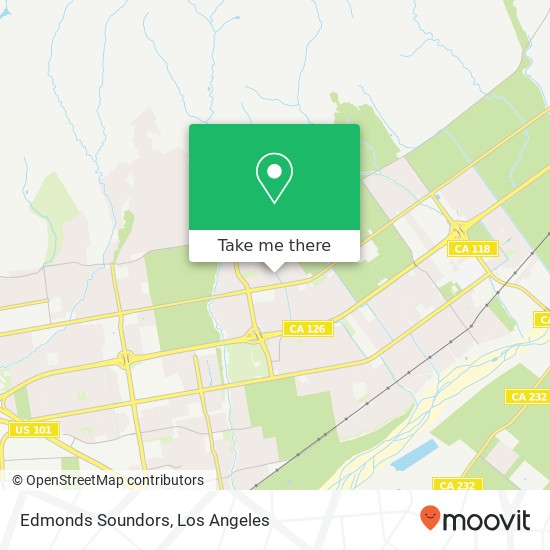 Mapa de Edmonds Soundors
