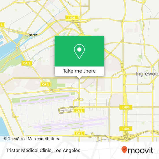 Mapa de Tristar Medical Clinic