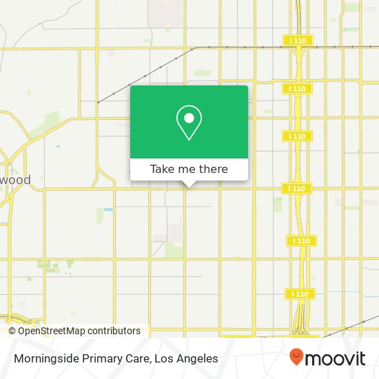 Morningside Primary Care map