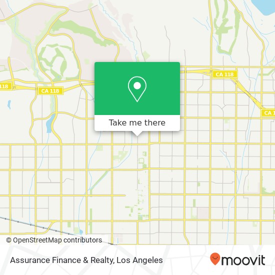 Assurance Finance & Realty map