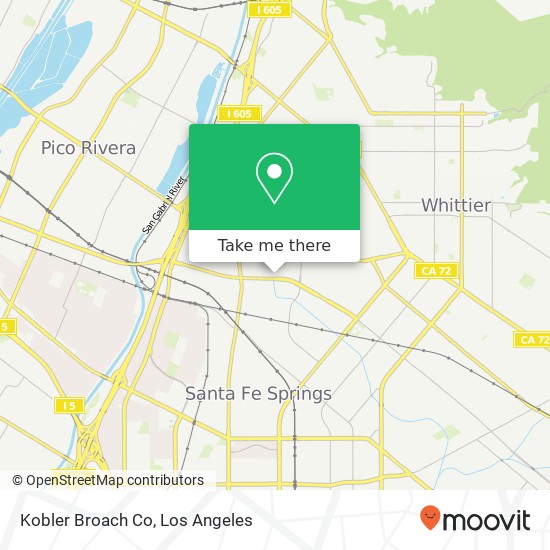 Kobler Broach Co map
