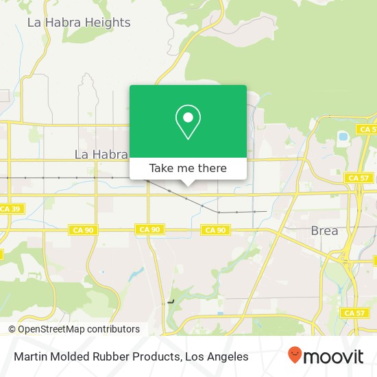 Martin Molded Rubber Products map