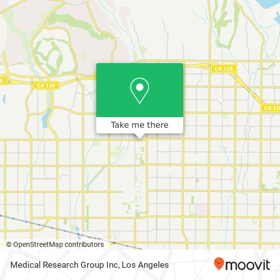 Medical Research Group Inc map