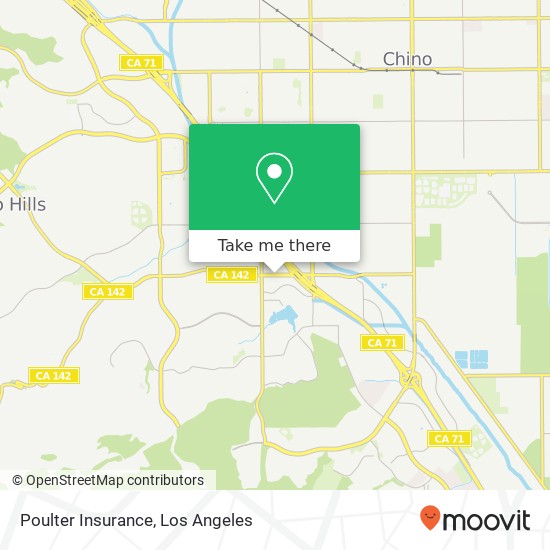 Poulter Insurance map