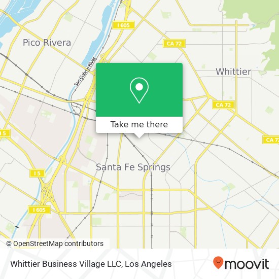 Mapa de Whittier Business Village LLC