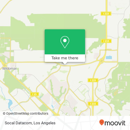 Socal Datacom map