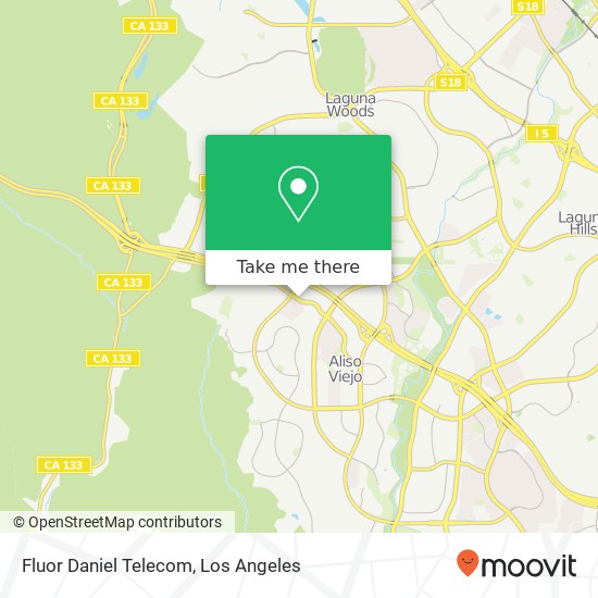 Fluor Daniel Telecom map