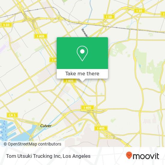 Mapa de Tom Utsuki Trucking Inc