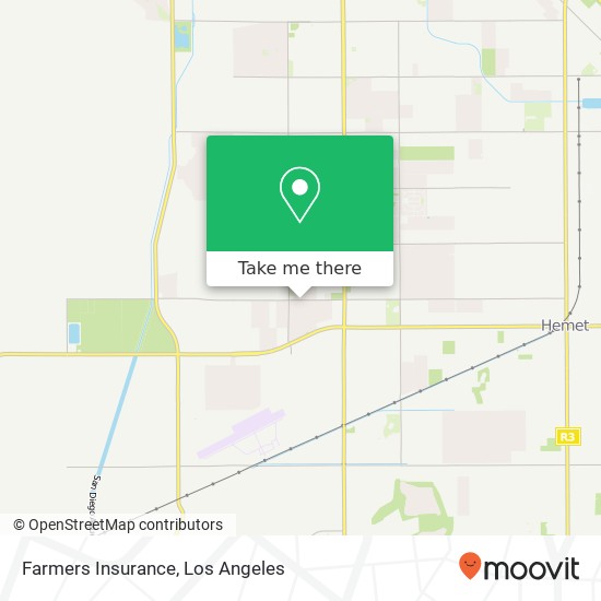 Mapa de Farmers Insurance