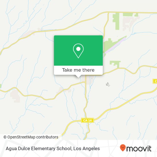 Agua Dulce Elementary School map