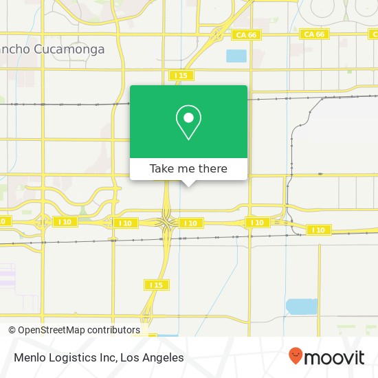 Menlo Logistics Inc map