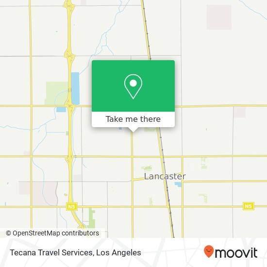 Tecana Travel Services map