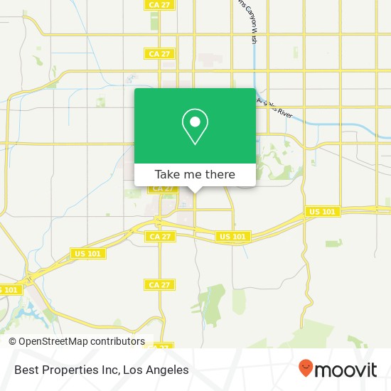 Best Properties Inc map