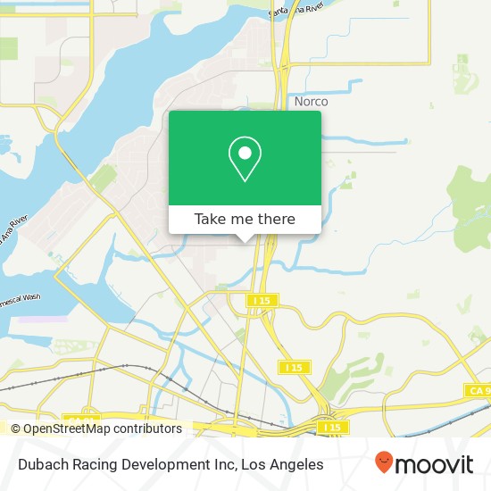 Mapa de Dubach Racing Development Inc